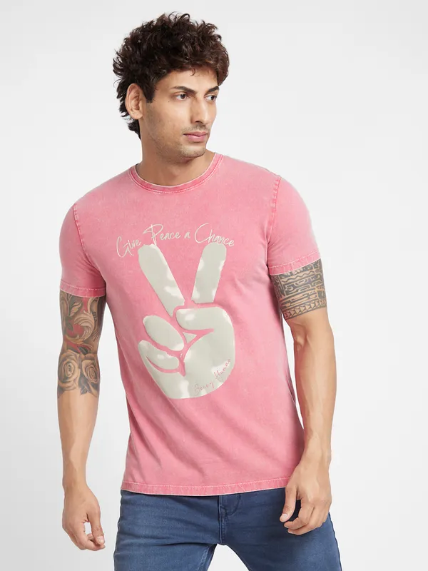 Being Human Clothing Men  T-Shirts-Red