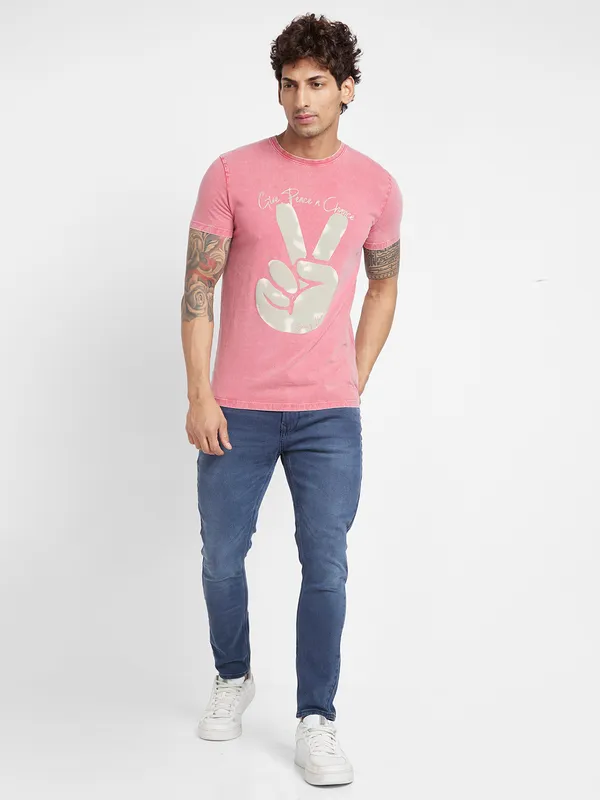 Being Human Clothing Men  T-Shirts-Red