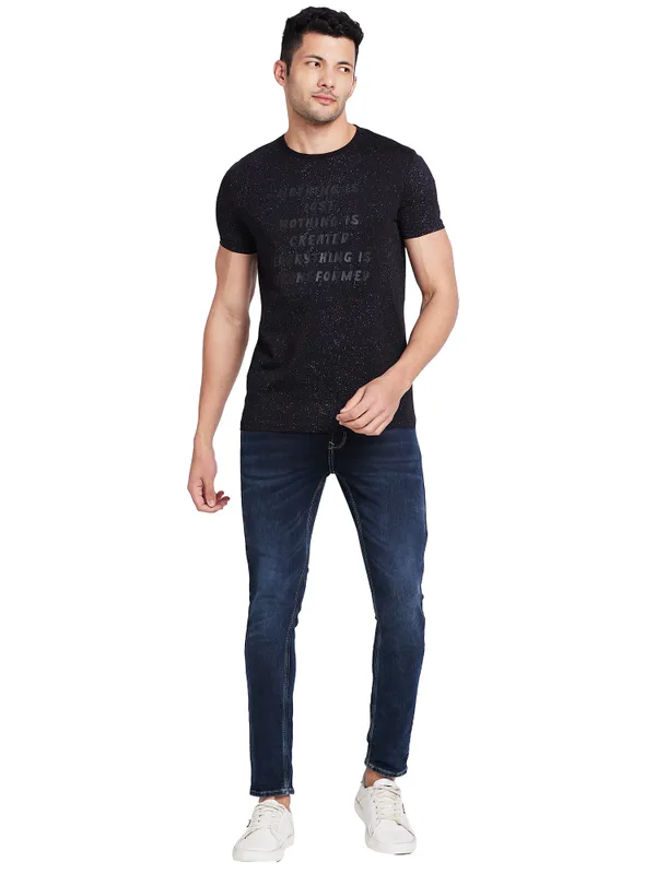 Being Human Men  T-Shirts-Black