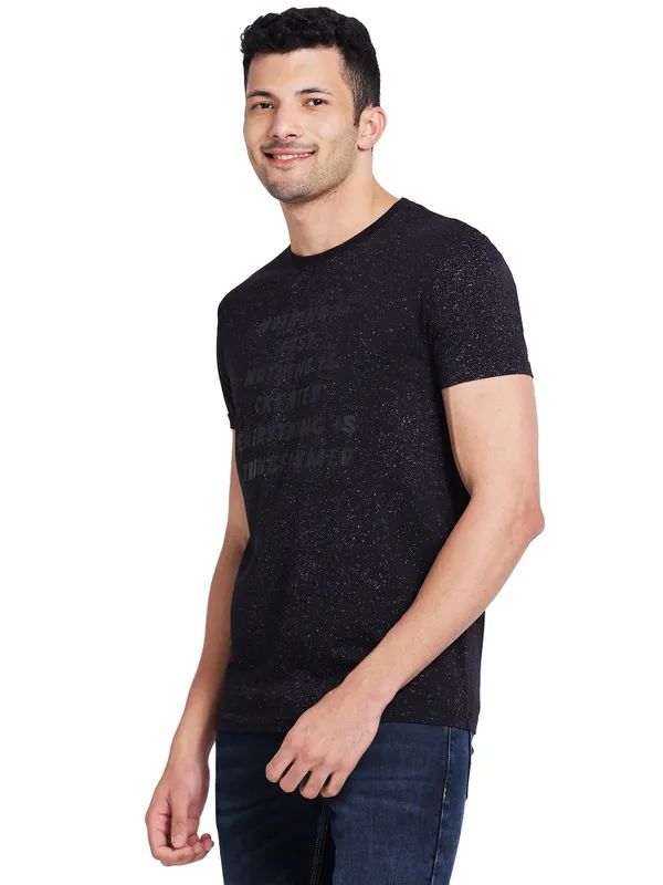 Being Human Men  T-Shirts-Black