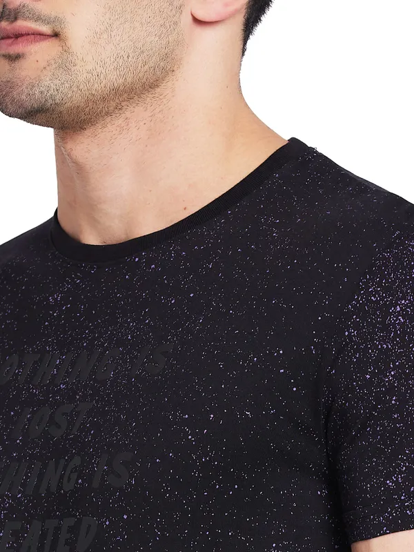 Being Human Men  T-Shirts-Black
