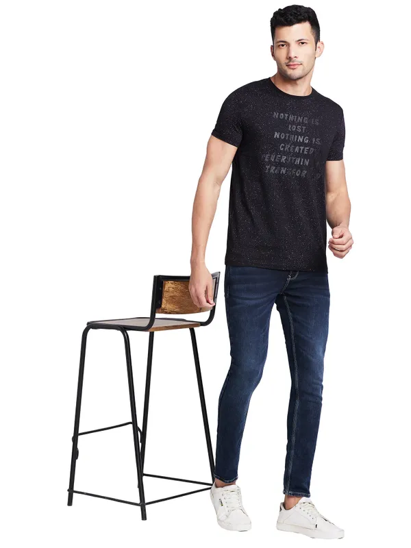 Being Human Men  T-Shirts-Black
