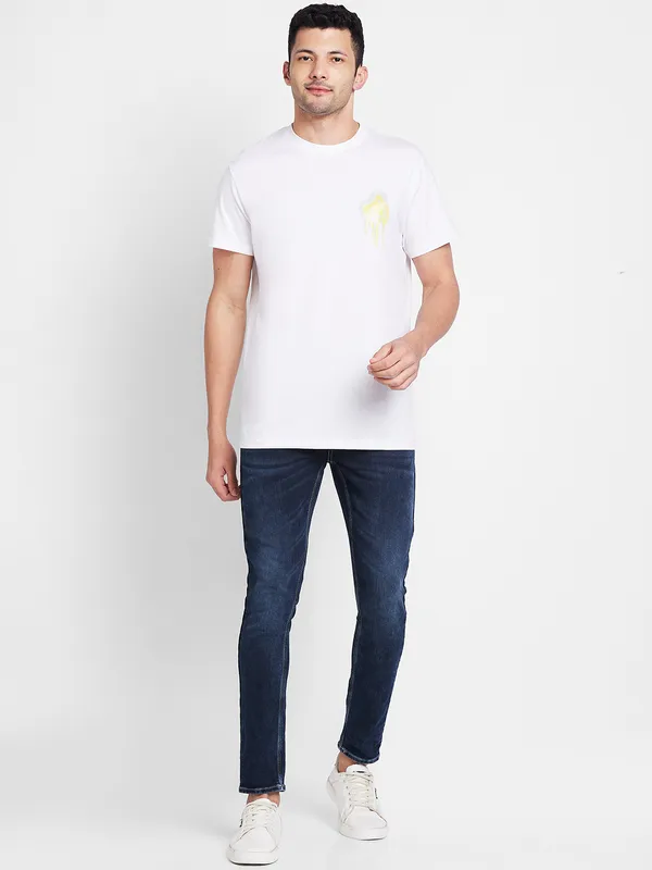 Being Human Men  T-Shirts-White