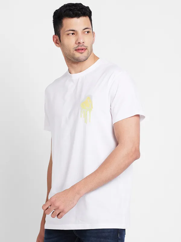 Being Human Men  T-Shirts-White