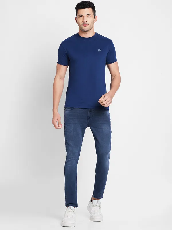 Being Human Men  T-Shirts-Navy