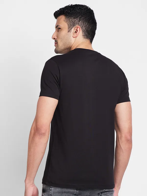 Being Human Men  T-Shirts-Black