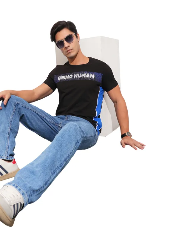Being Human Clothing Men  T-Shirts-Black