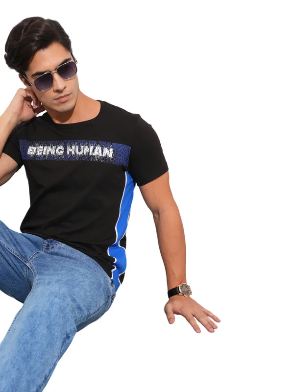 Being Human Clothing Men  T-Shirts-Black