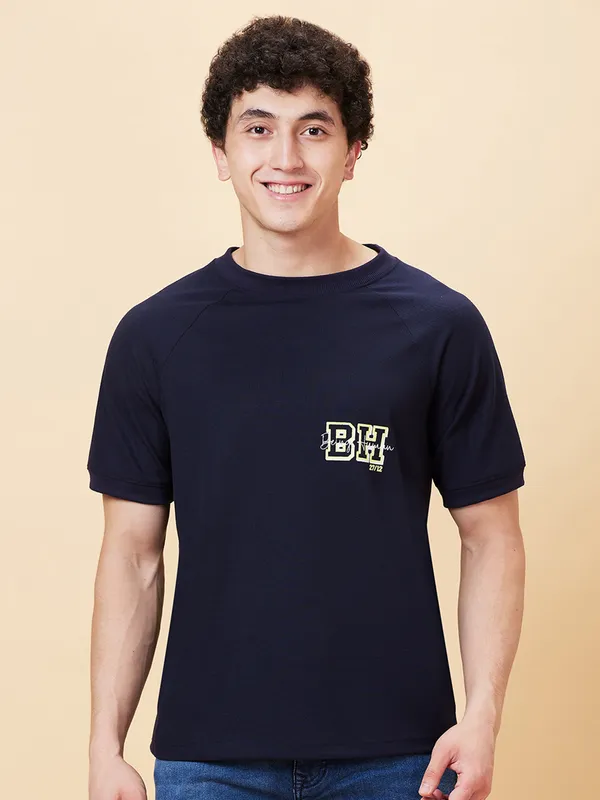 Being Human Men T-Shirts-Navy