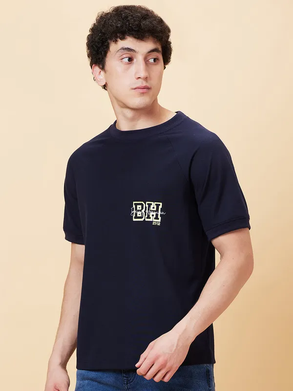 Being Human Men T-Shirts-Navy