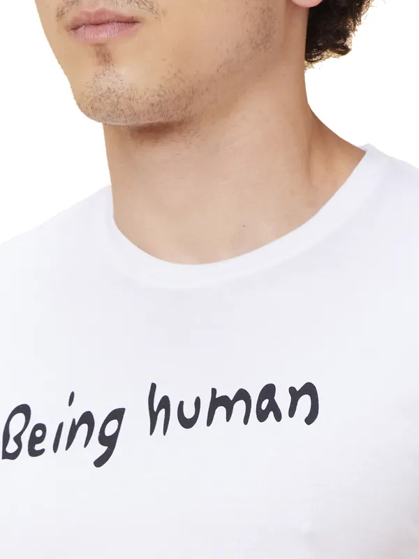 Being human t shirt white hotsell