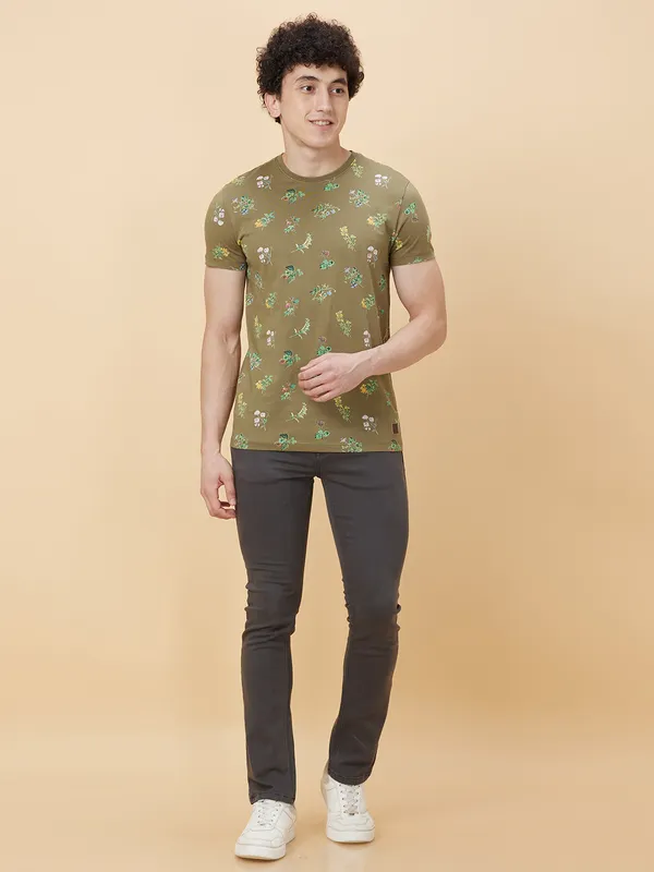 Being Human Men None T-Shirts-Olive