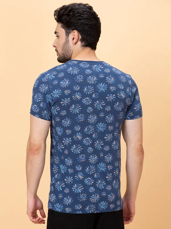 Being Human Men None T-Shirts-Midnight Blue