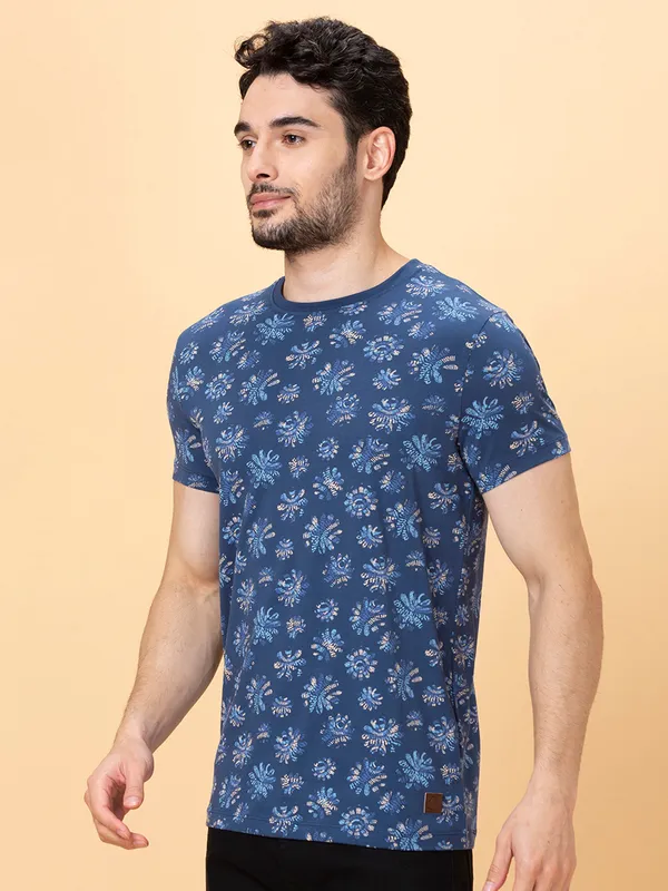 Being Human Men None T-Shirts-Midnight Blue