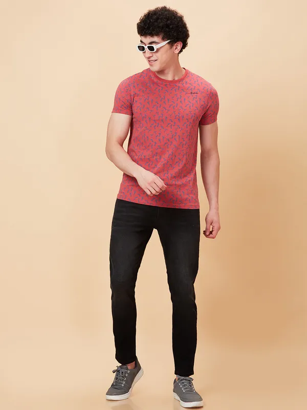 Being Human Men None T-Shirts-Mineral Red