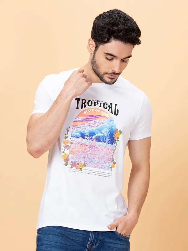 Being Human Clothing Men None T-Shirts-White