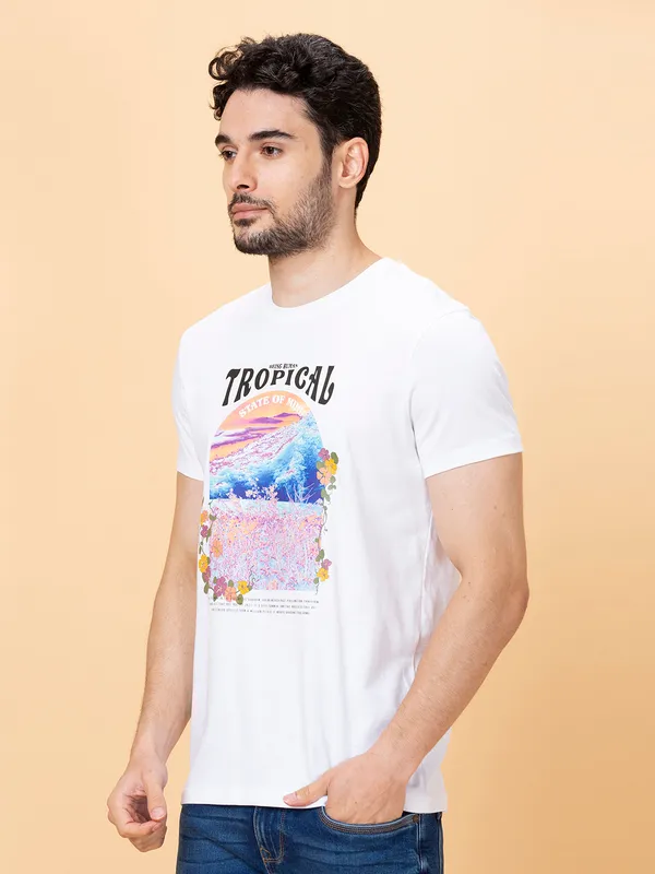 Being Human Clothing Men None T-Shirts-White