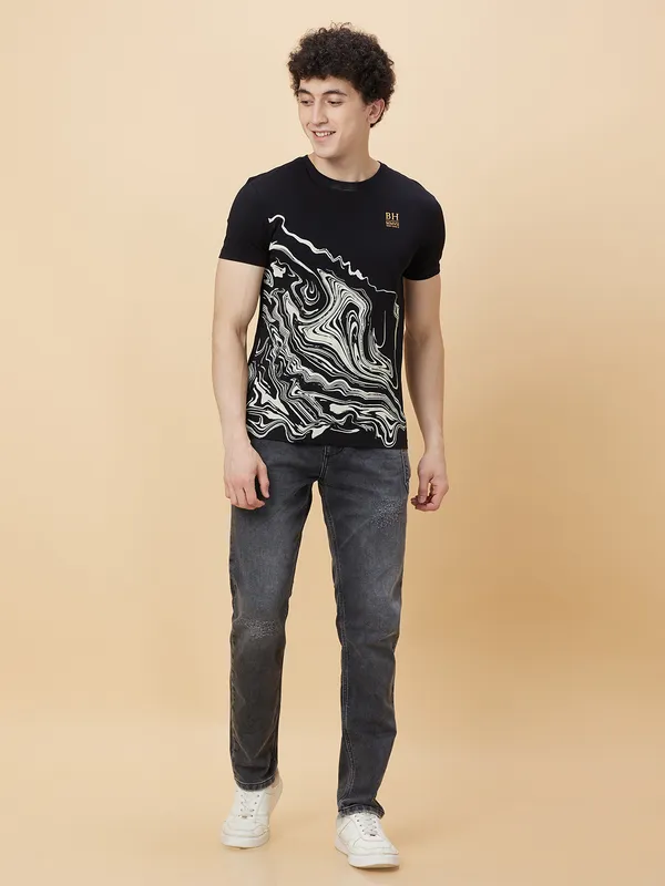 Being Human Clothing Men None T-Shirts-Black