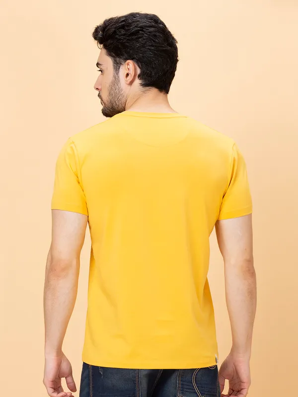 Being Human Men None T-Shirts-Yellow