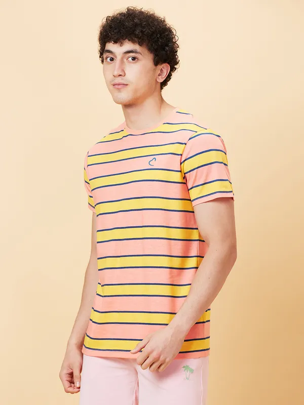 Being Human Clothing Men None T-Shirts-Coral