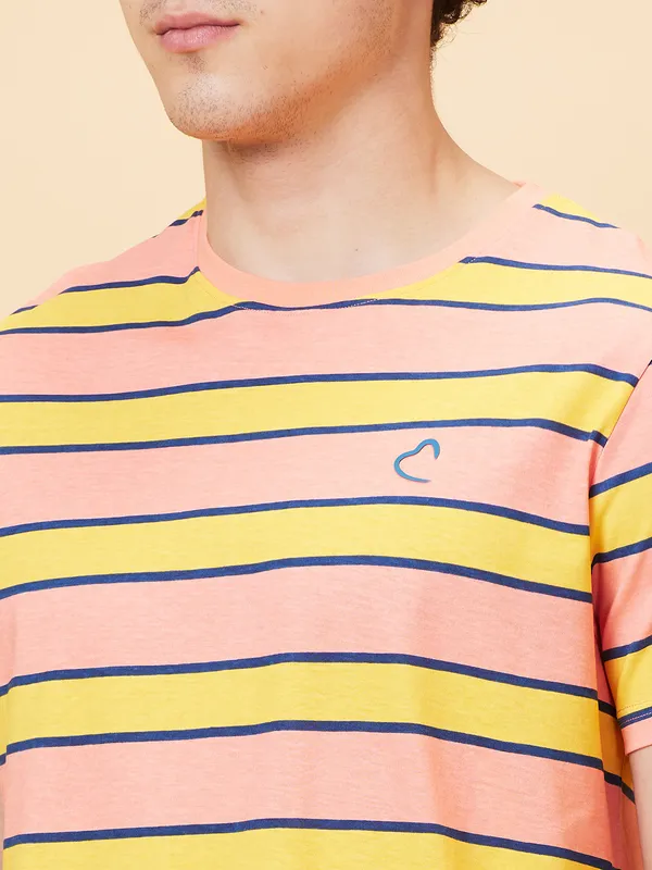 Being Human Clothing Men None T-Shirts-Coral