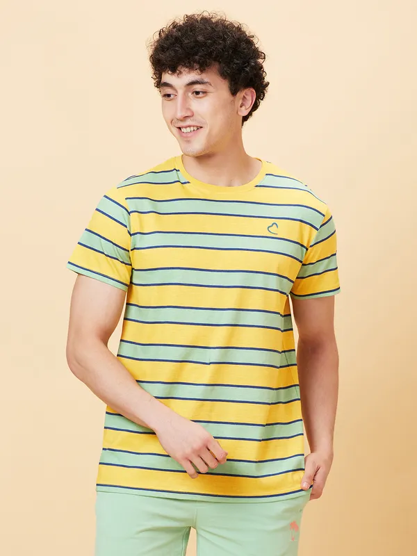 Being Human Clothing Men None T-Shirts-Yellow