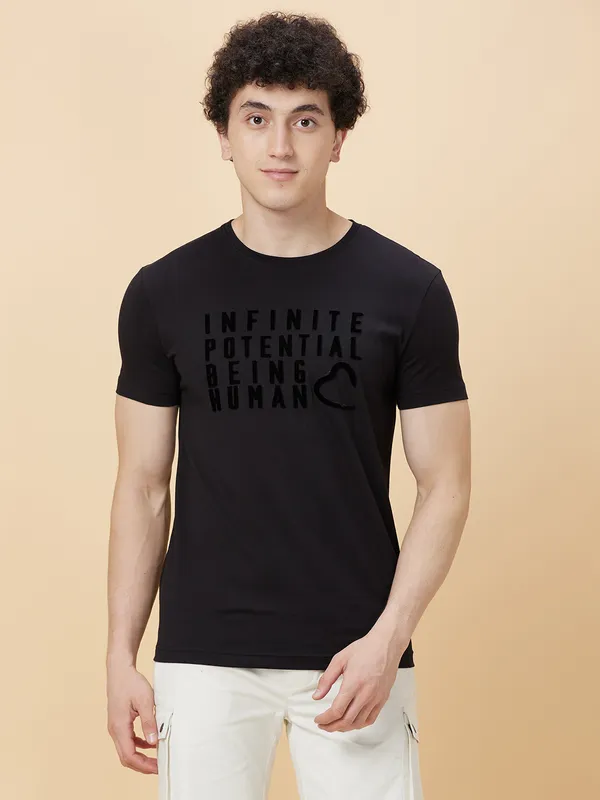 Being Human Men None T-Shirts-Black