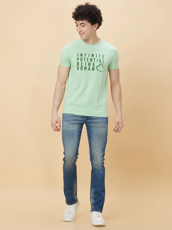 Being Human Men None T-Shirts-Green Foam