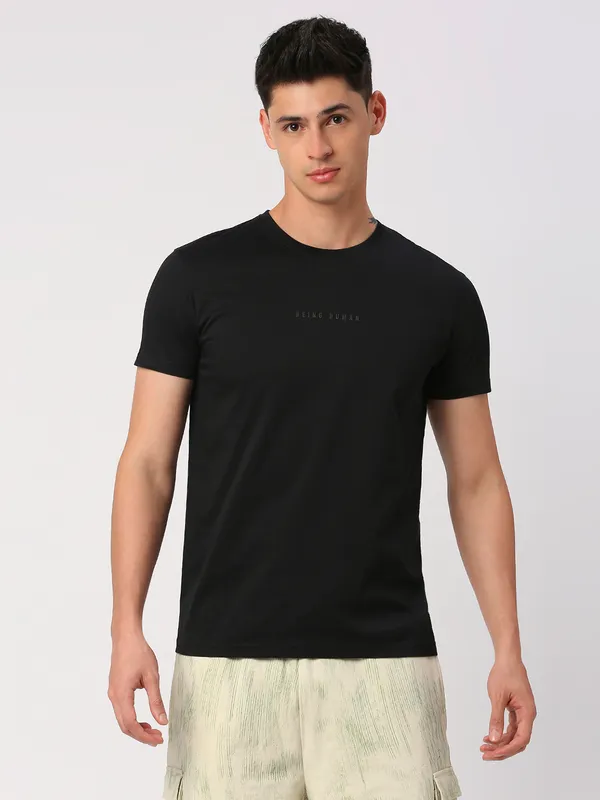 Being Human Men None T-Shirts-Black
