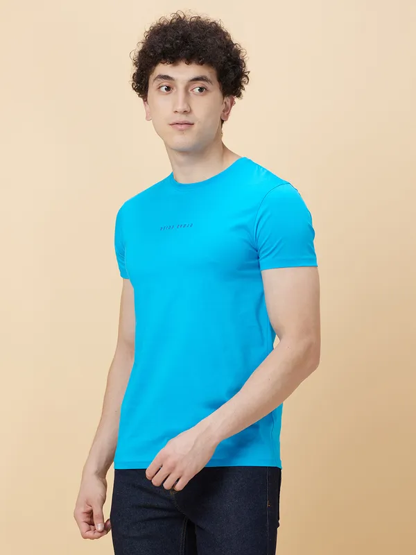 Being Human Men None T-Shirts-Vivid Blue