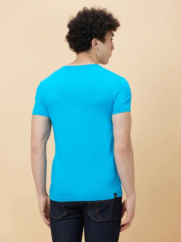 Being Human Men None T-Shirts-Vivid Blue