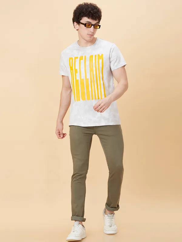 Being Human Men None T-Shirts-Off Grey