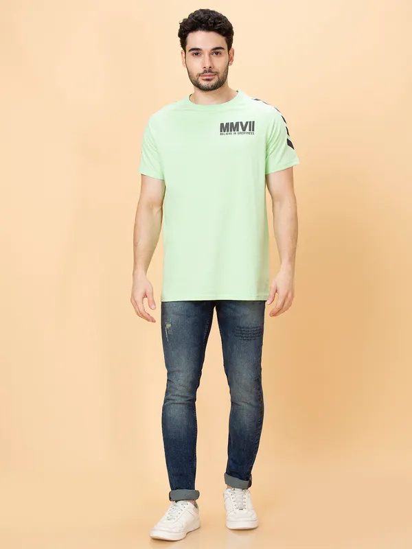 Being Human Men None T-Shirts-Icy Mint