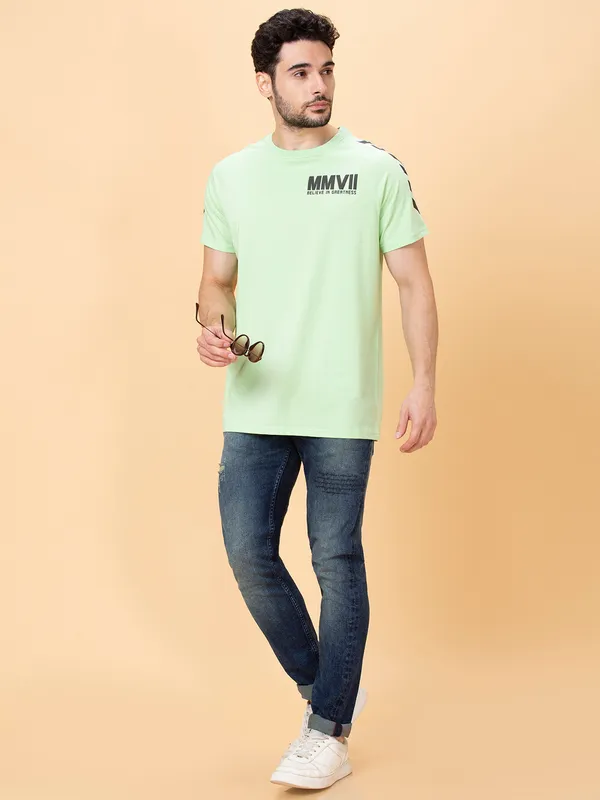 Being Human Men None T-Shirts-Icy Mint