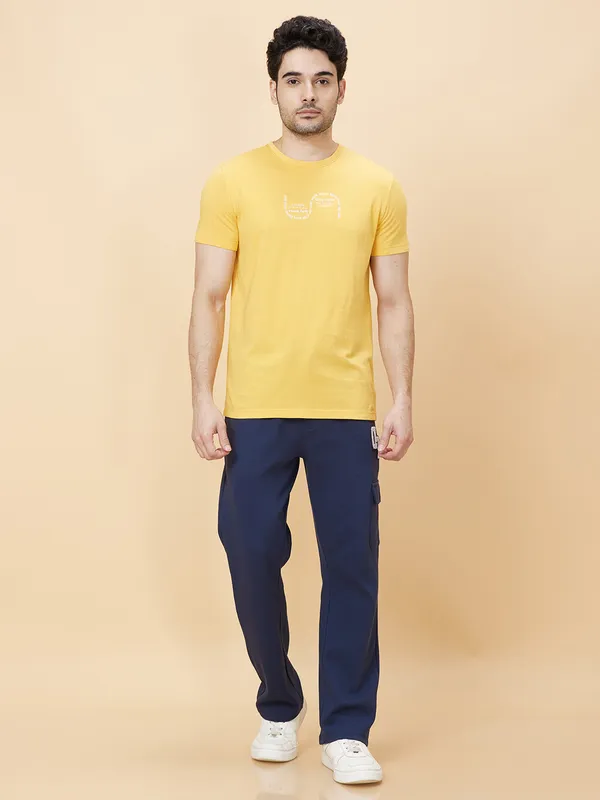 Being Human Men None T-Shirts-Amber Yellow