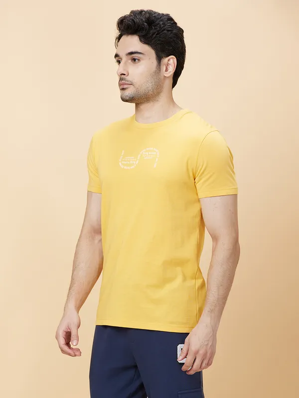 Being Human Men None T-Shirts-Amber Yellow