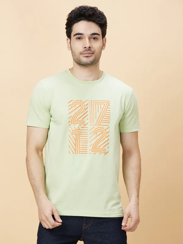 Being Human Men None T-Shirts-Sea Foam