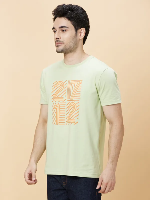 Being Human Men None T-Shirts-Sea Foam