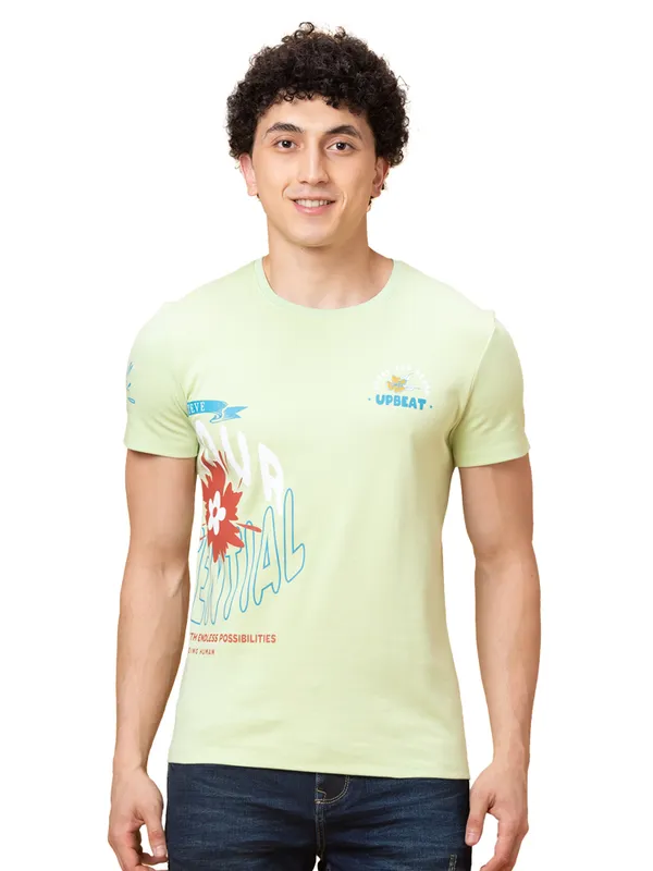 Being Human Garments Mens-Top Crew Neck