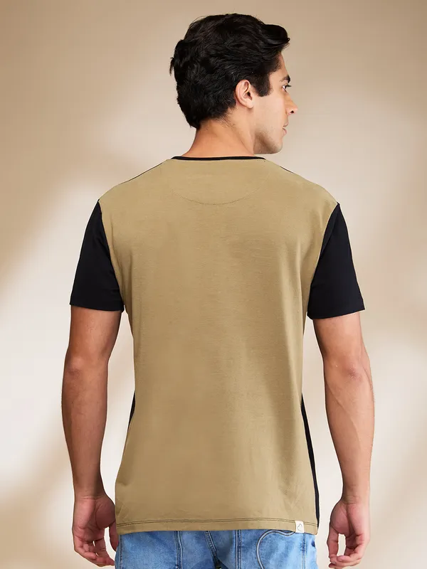 Being Human Mens-Top Crew Neck Black
