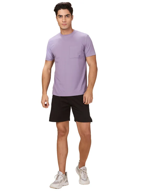 Being Human Mens-Top Crew Neck Lavender