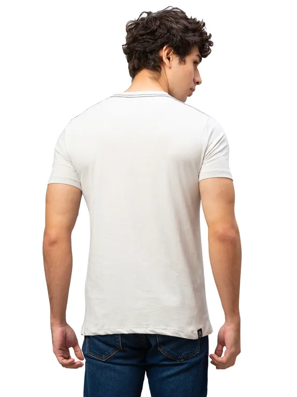 Being Human Regular Fit Men Crew Neck T-Shirts-Mint