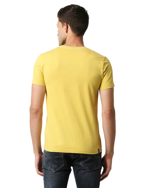 Being Human Clothing Men Regular Fit Crew Neck T-Shirts-Bamboo
