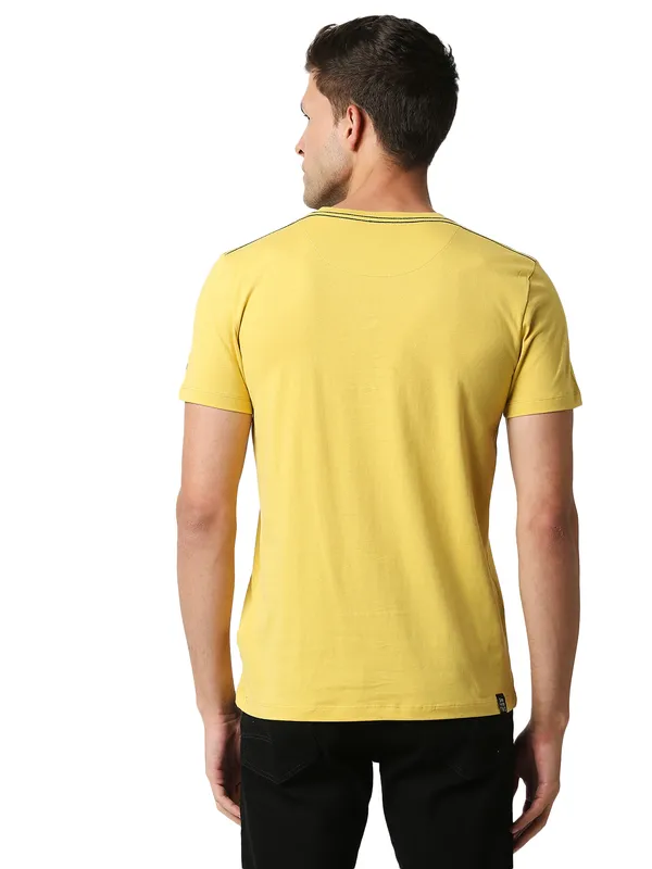 Being Human Clothing Men Regular Fit Crew Neck T-Shirts-Bamboo