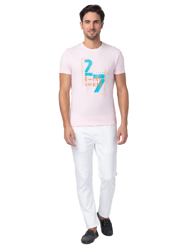 Being Human Clothing Men Regular Fit Crew Neck T-Shirts-Blushing Bride