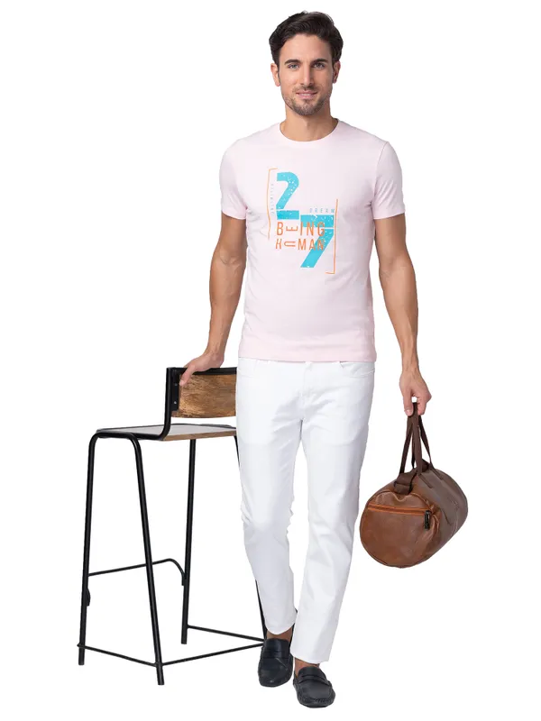 Being Human Clothing Men Regular Fit Crew Neck T-Shirts-Blushing Bride