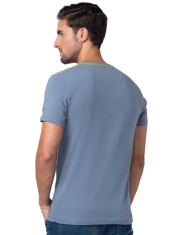 Being Human Clothing Men Regular Fit Crew Neck T-Shirts-Flint Stone