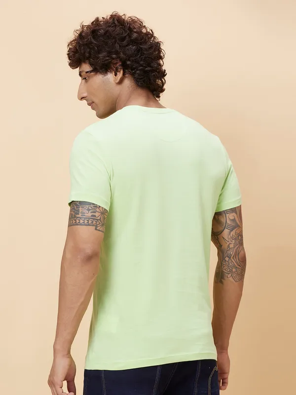 Being Human Clothing Men  T-Shirts-Sap Green