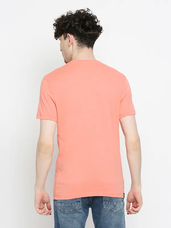 Being Human Men  T-Shirts-Coral