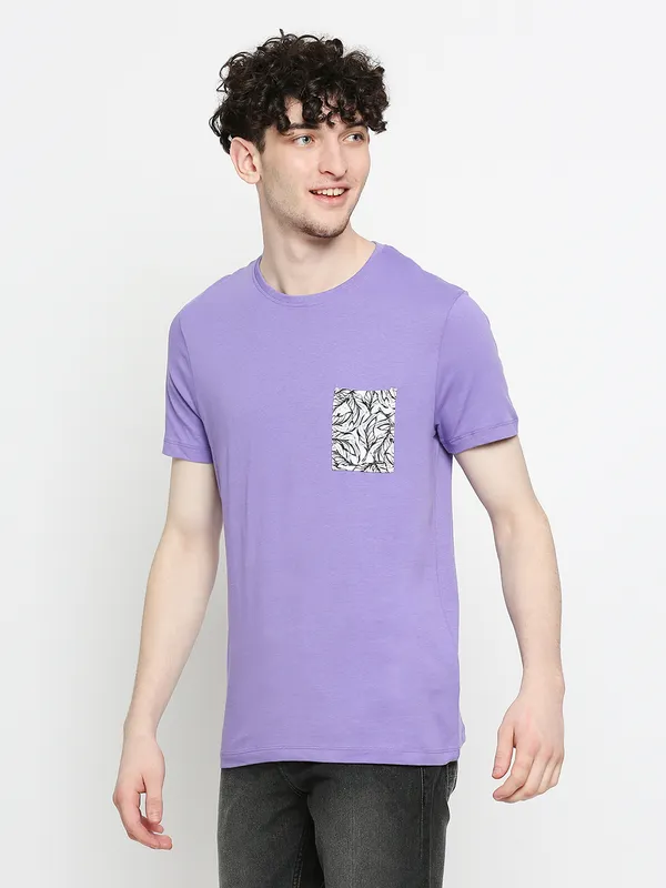 Being Human Men  T-Shirts-Purple